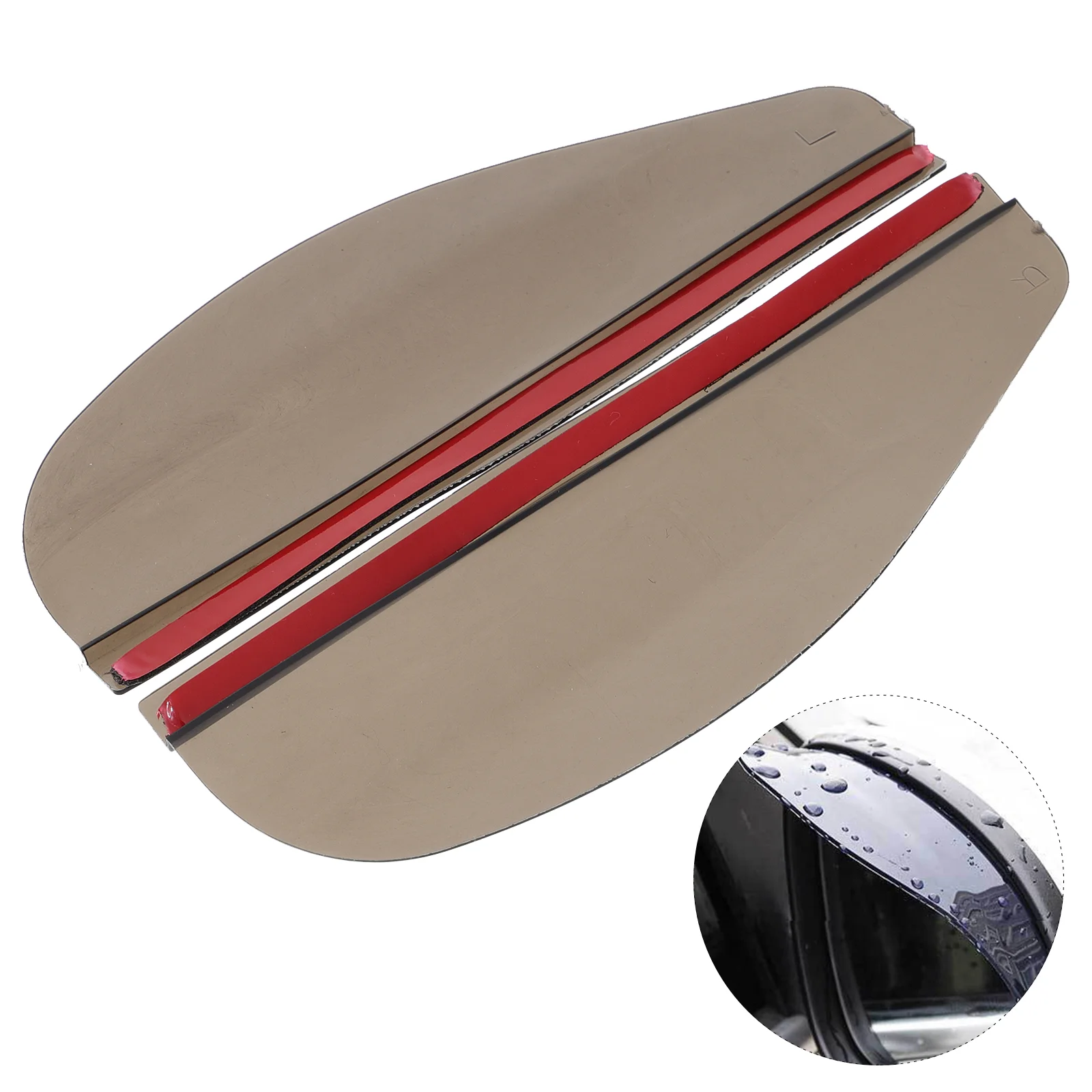 

10 Pairs Durable Side Mirror Visors Simple Car Rain Covers Premium Rain Visors