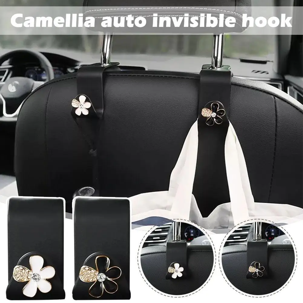 

Креативный цветочный автомобильный крючок, крючки для хранения на подголовнике автомобиля, органайзер, вешалка для продуктов, сумочки для женщин