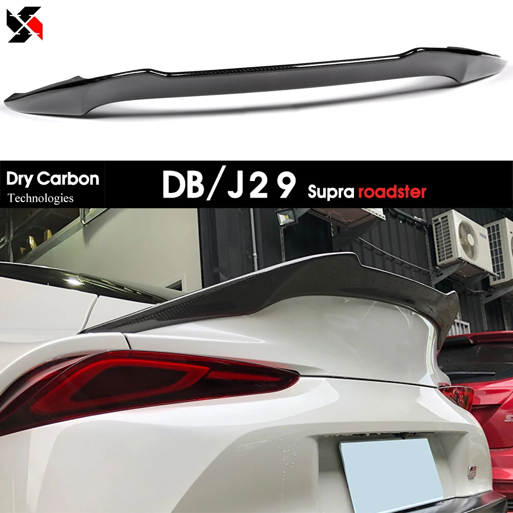 

Сухой УГЛЕРОДНЫЙ спойлер для заднего багажника из углеродного волокна для Toyota New Supra DB / J29 2019 + высокое качество, долгая гарантия