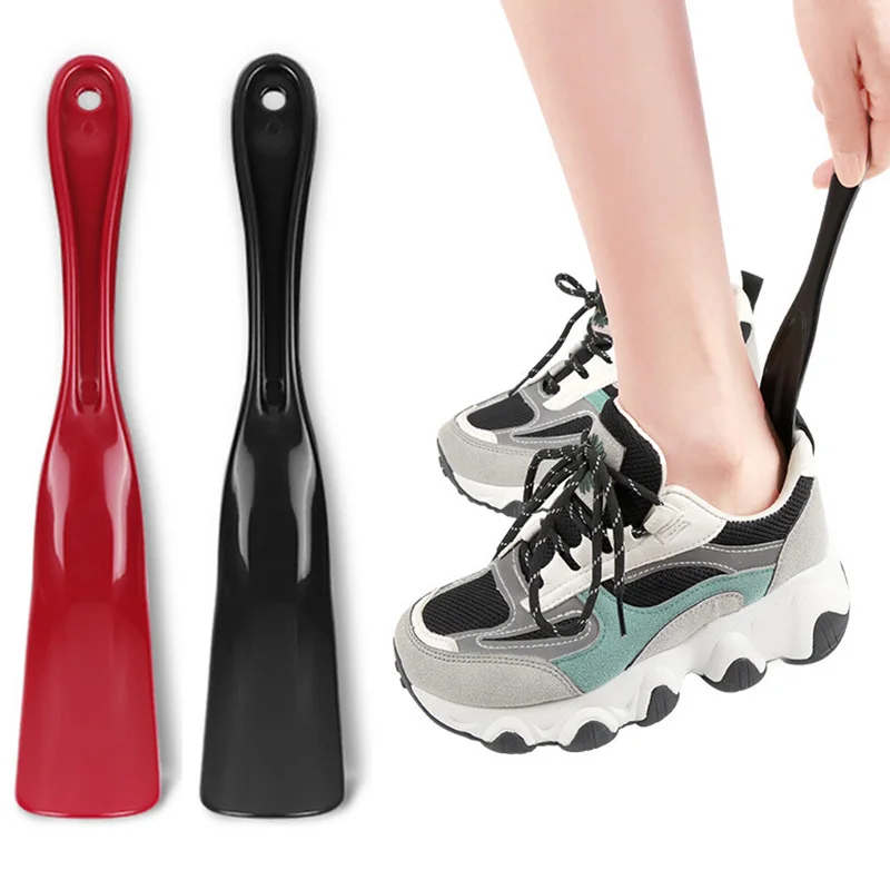 

1PCS Professional Shoe Lifter 19cm Shoe Horns Plastic Shoe Horn Travel Portable Spoon Shape Shoehorn Household Daily Necessities