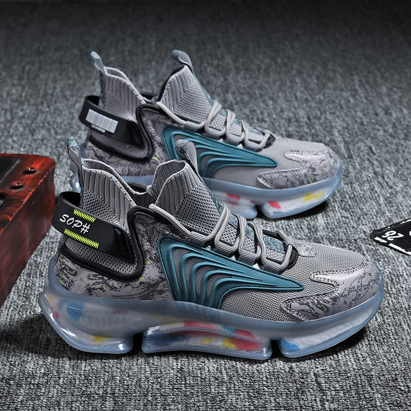 JIEMIAO Spring Men's Running Shoes Women Breathable Athletic Sport Shoes Designer Comfortable Jogging Chunky Sneakers Zapatillas