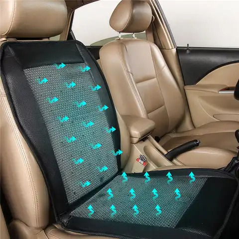 Подушка для автомобильного сиденья, 12 В, 2020 г., с вентилятором, охлаждающая