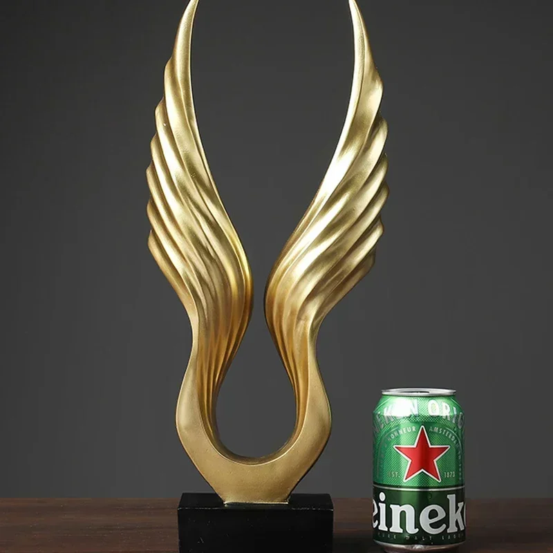 Золотые крылья ангела орла украшения трофей скульптура аксессуары для дома