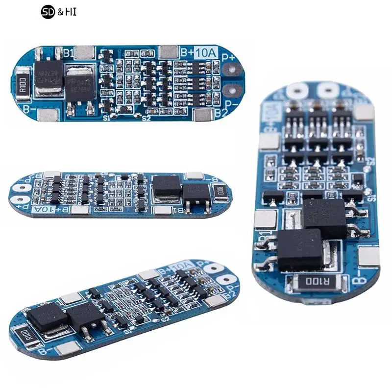 Защитная плата для литий-ионной батареи, 3 струны 11,1 В/12 В/12,6 в, модуль для зарядного устройства 18650, защита BMS, стабилизатор