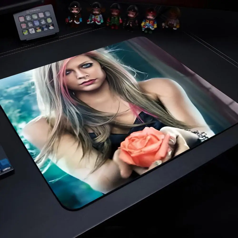 Singer A-Avril-Lavigne-ors MINISO Mouse Pad Anime Game High Quality Small Desk Rubber Laptop