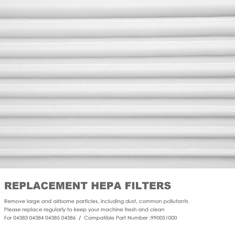 Сменные фильтры HEPA 2 шт. совместимые с Hamilton Beach Trueair Compact Pet 04383 04384 04385 04386 990051000