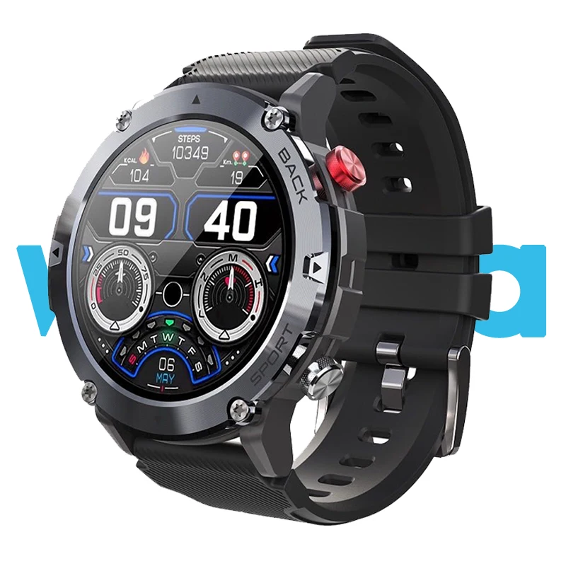 

Call Reloj Smart Watch for Android Round Heart Rate Outdoor Fitness Tracking Waterproof Sport Smartwatch