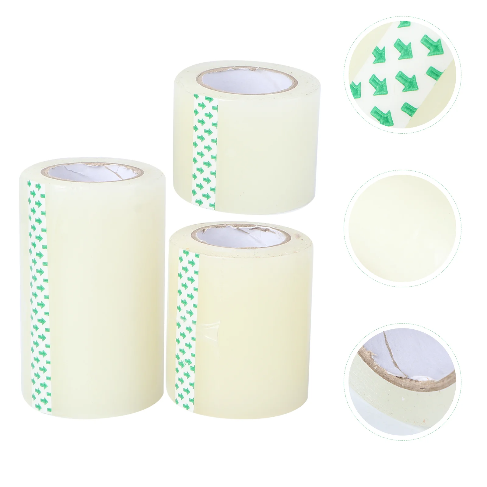 

3 Rolls Repair Poly Tape Water Proof Tape Poly Tarp Repair Tape Transparent Tape Glass Polythene Repair Tape Poly Patch Tape