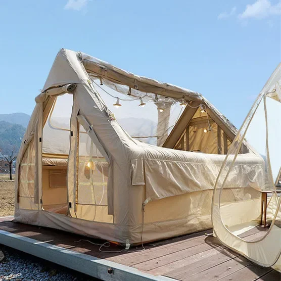 6.82 Glamping новейшая надувная палатка на крыше с большим прозрачным окном для