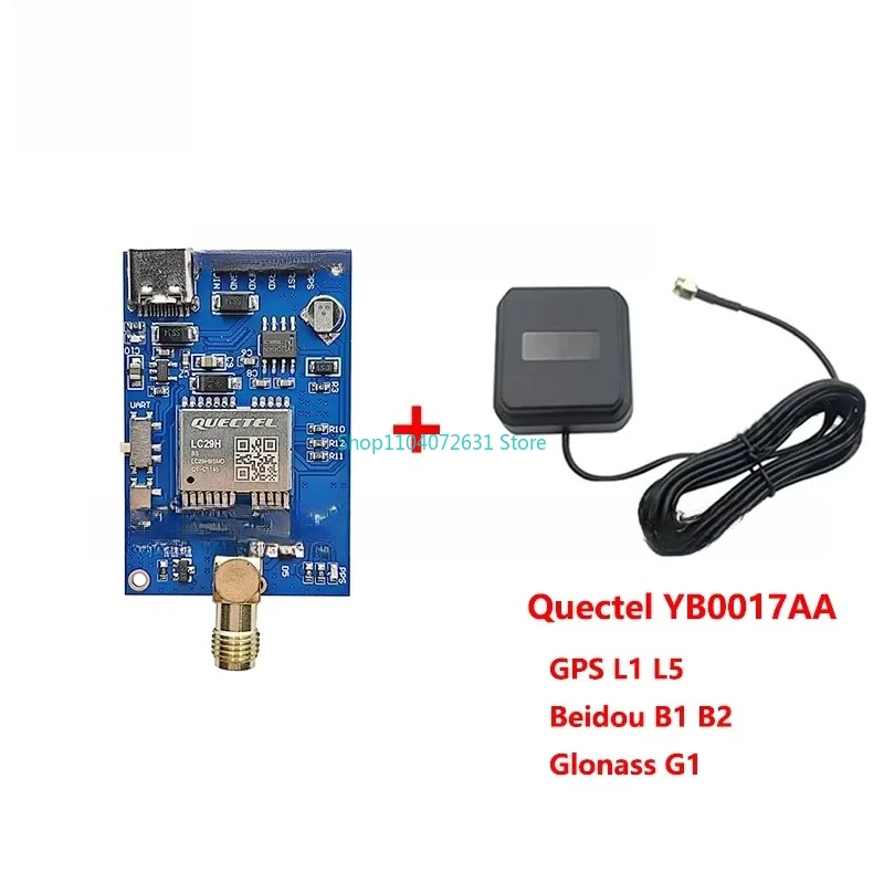 В наличии: Высокоточная GNSS RTK плата Quectel LC29H BS DA Core Board + модуль 4G Cat12 EM12-G M.2 с USB F антенной (art.: 3920d9299ef8a) - 3920d9299ef8a