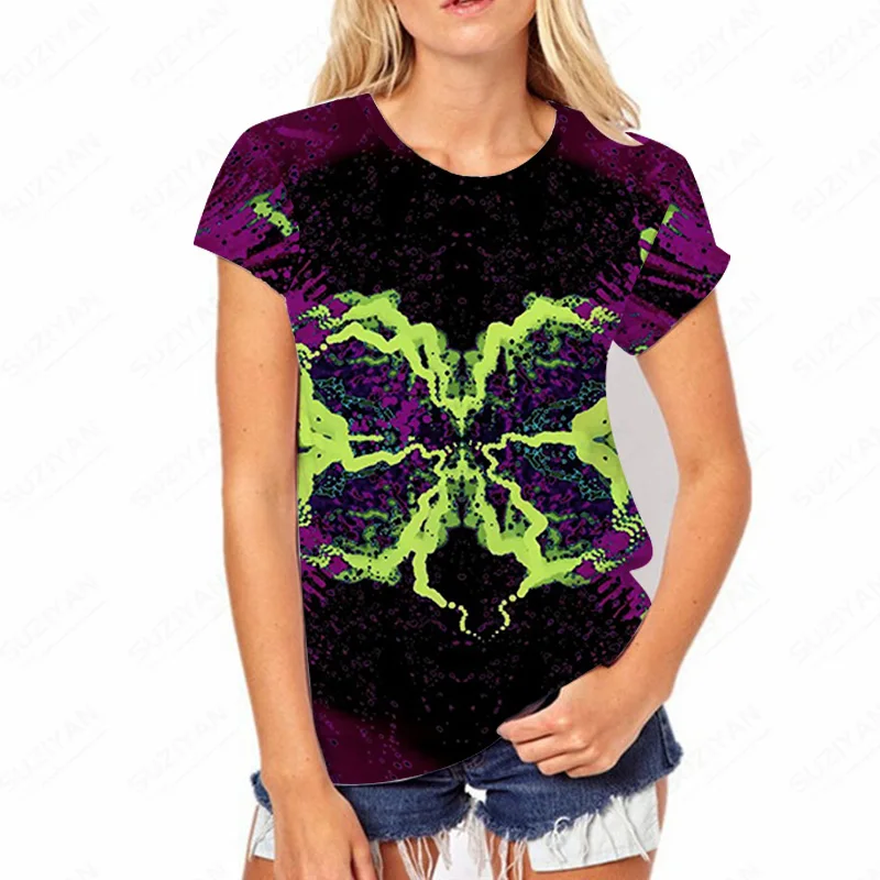 

Женская футболка в стиле аниме, Повседневная Свободная футболка в корейском и азиатском стиле