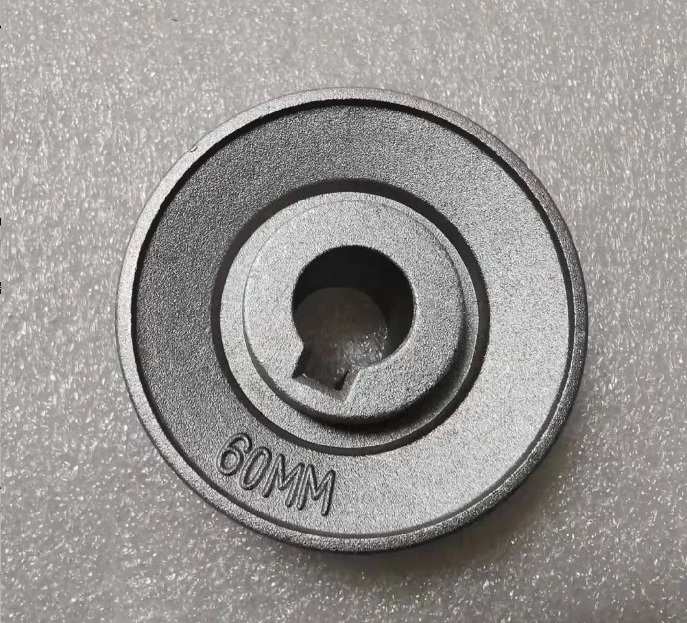 

2pcs Outer Diameter:60mm Inner hole:15mm Industrial Sewing Clutch Motor Belt Pulley Electric Motor Wheel