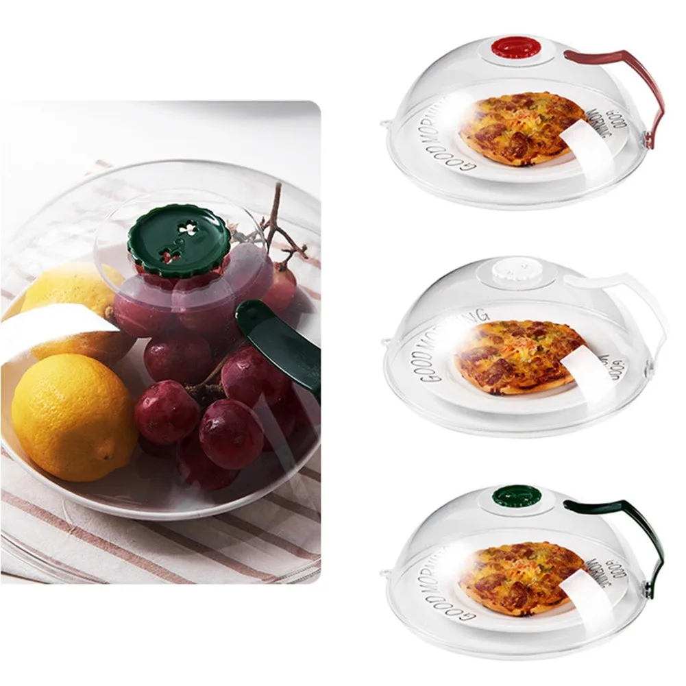 

Microwave Food Anti-Sputtering Cover Guard Lid With Steam Vents Plate Covers Heat Resistant Lid Kitchen Accessories
