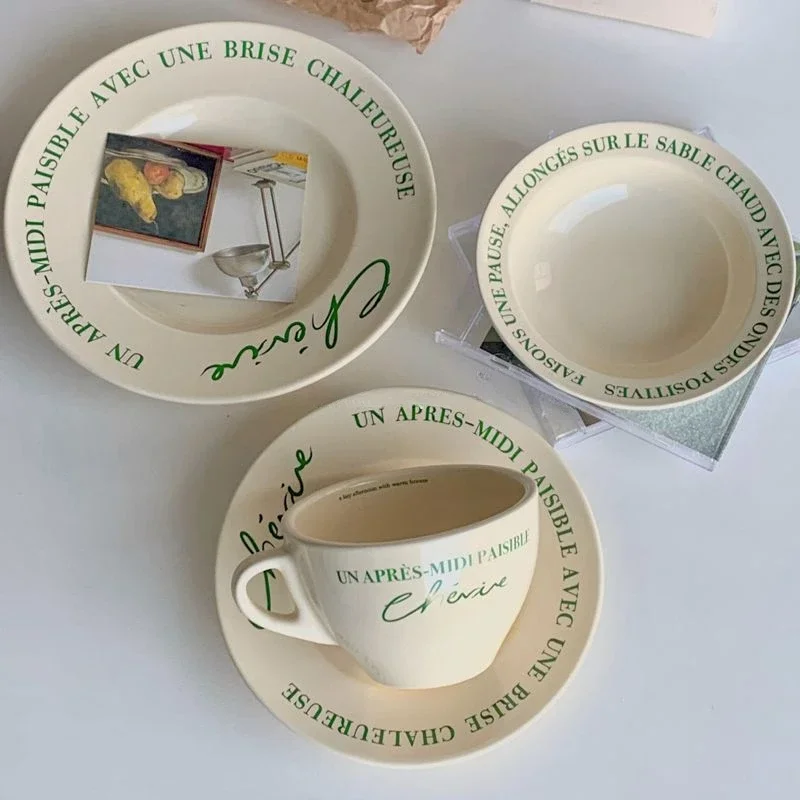 

Ceramic Retro Tableware Health Environmental Protection Underglaze Color Process Bowl Thick Solid Originality Home Coffee Cup