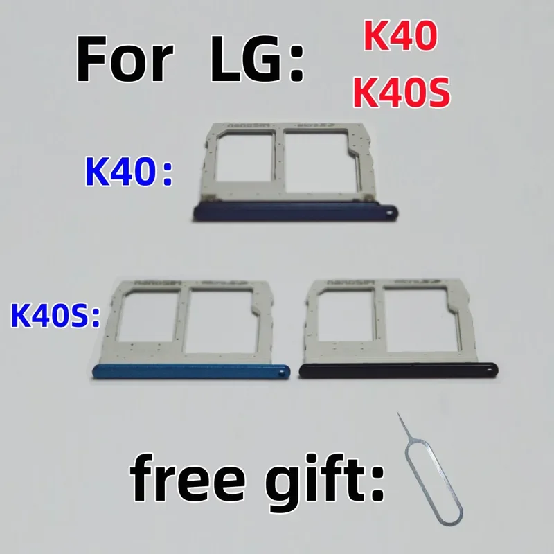 Держатель слота для SIM-карты и SD-карты LG K40 k40s x420hm x430emw x430bmw lgk40 lgk40s