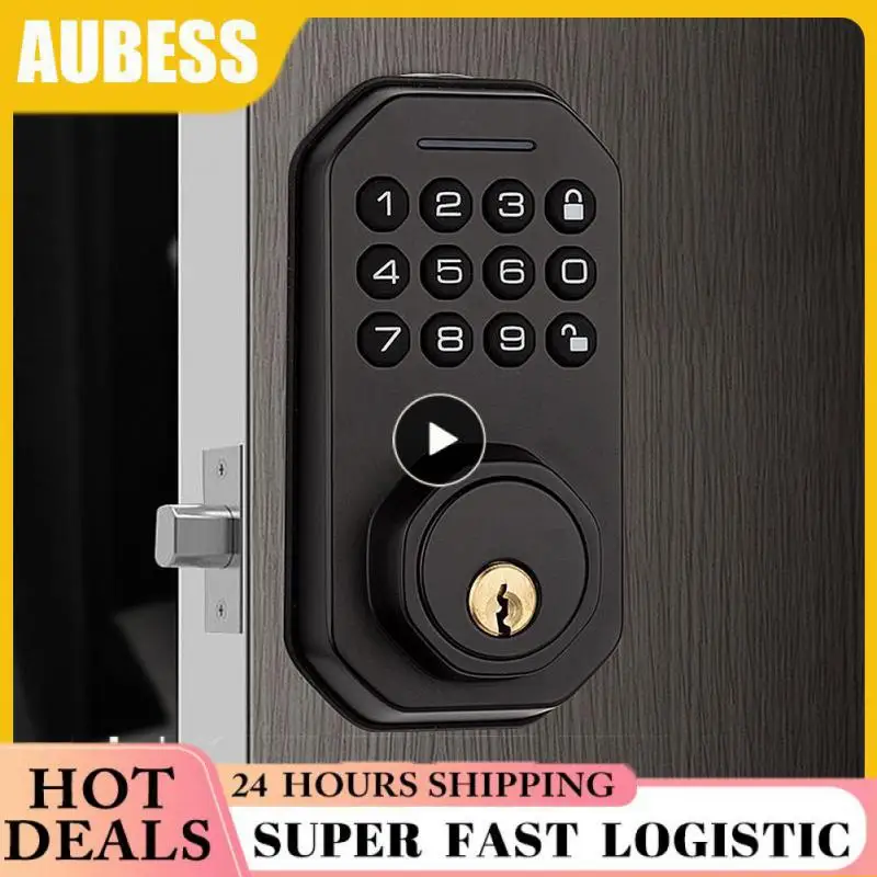 

2/3/5PCS Support App Remote Control Electronic Lock Low Power Alarm Remote Control Digital Lock Tuya Wifi Keyless Smart Home