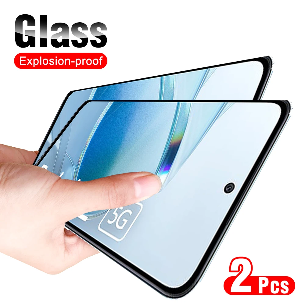 

2pcs Full Cover Screen Protector Clear tempered glass For Xiaomi Redmi 12 4G 5G redmy readmi 12 Red Mi redmi12 protective Glass