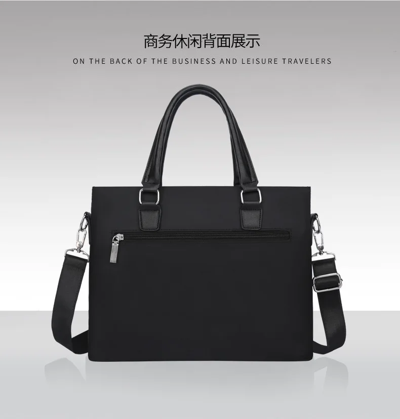 New Fashion Briefcase Oxford Water Proof Unisex Handbag Causal Man' Shoulder Cross Body Bag Laptop Message Bag Travel Bag
