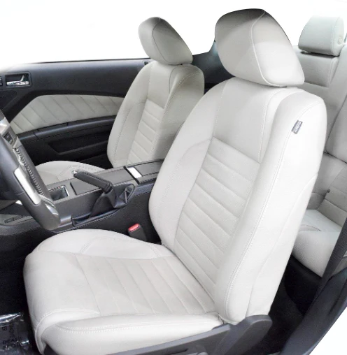 Чехлы на автомобильные сиденья Mustang Coupe заказ 2012-2014 полный комплект прочная кожа