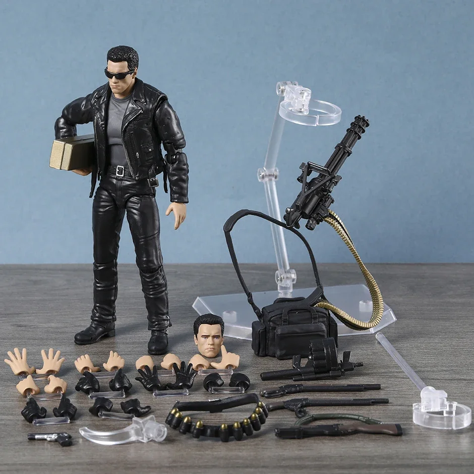 MAFEX No199 Терминатор 2: Судьба День Т-800 (Версия T2) Фигурка Коллекция фигурок ПВХ