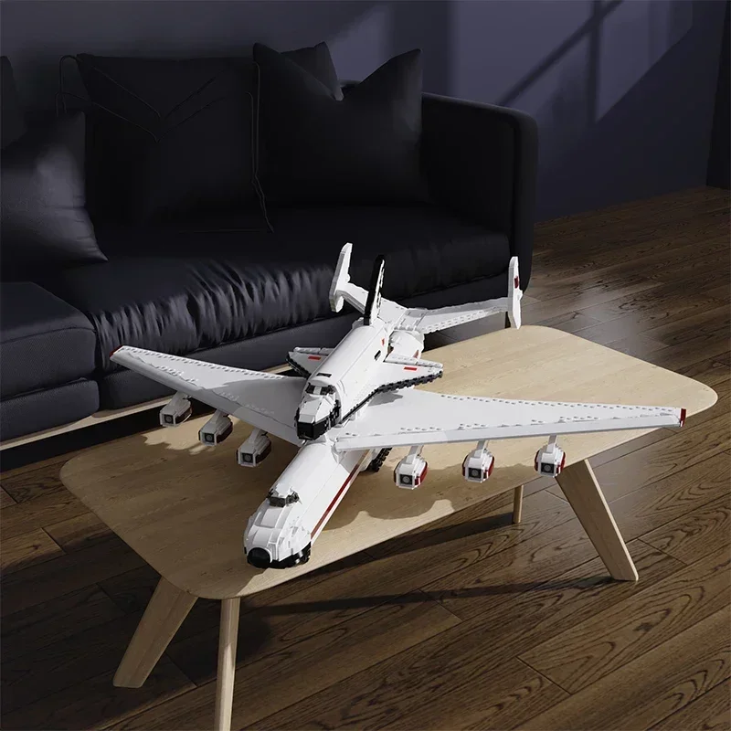BuildMoc 1:110 Buran Antonoved AN-225 Транспортный самолет из блоков