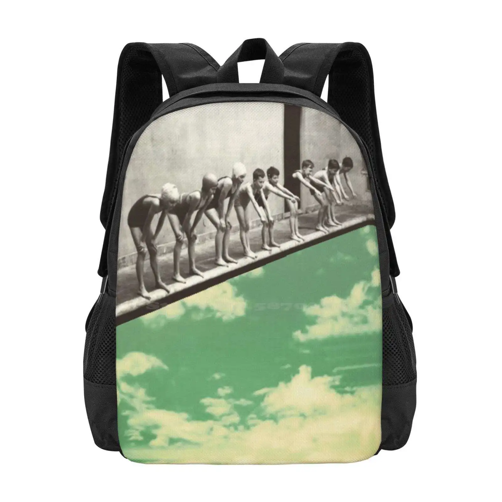 

" " Teen College Student Backpack Pattern Design Bags Collage