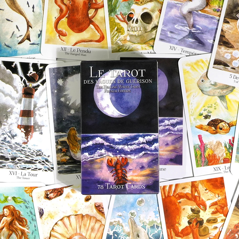 

The healing waves tarot Fortune Telling Game Divination Tools For All Skill Levels A 78 Deck Oracle English