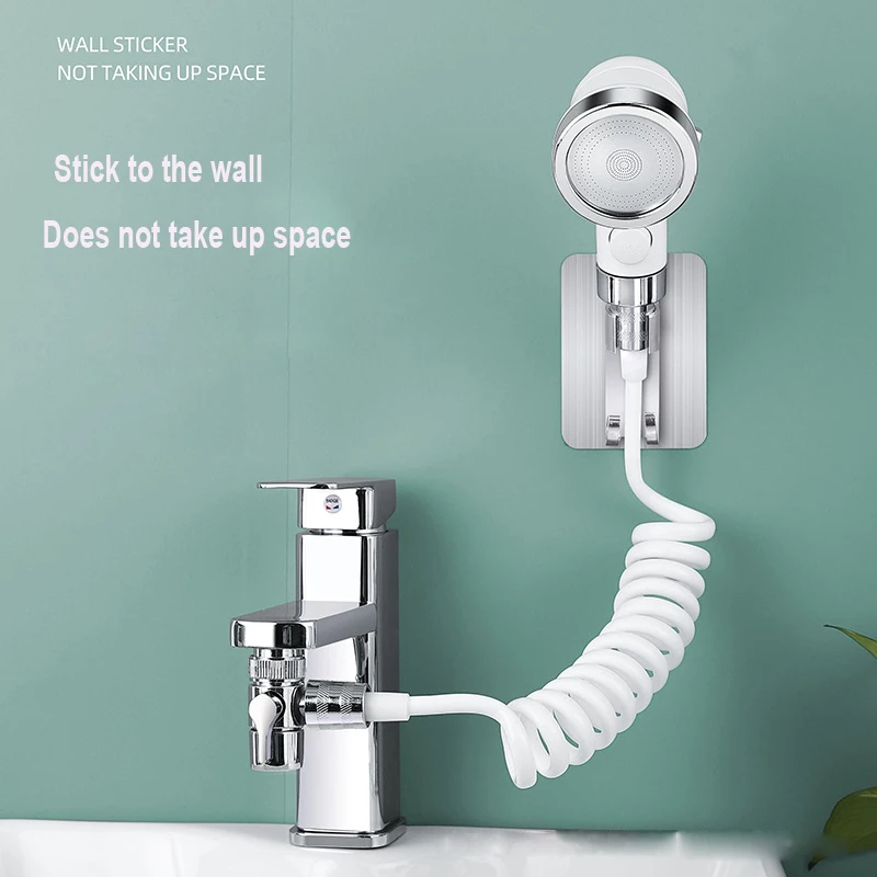 Faucet AdapterNegative ion filter shampoo artifact washbasin faucet external shower bathroom washbasin extended shampoo shower