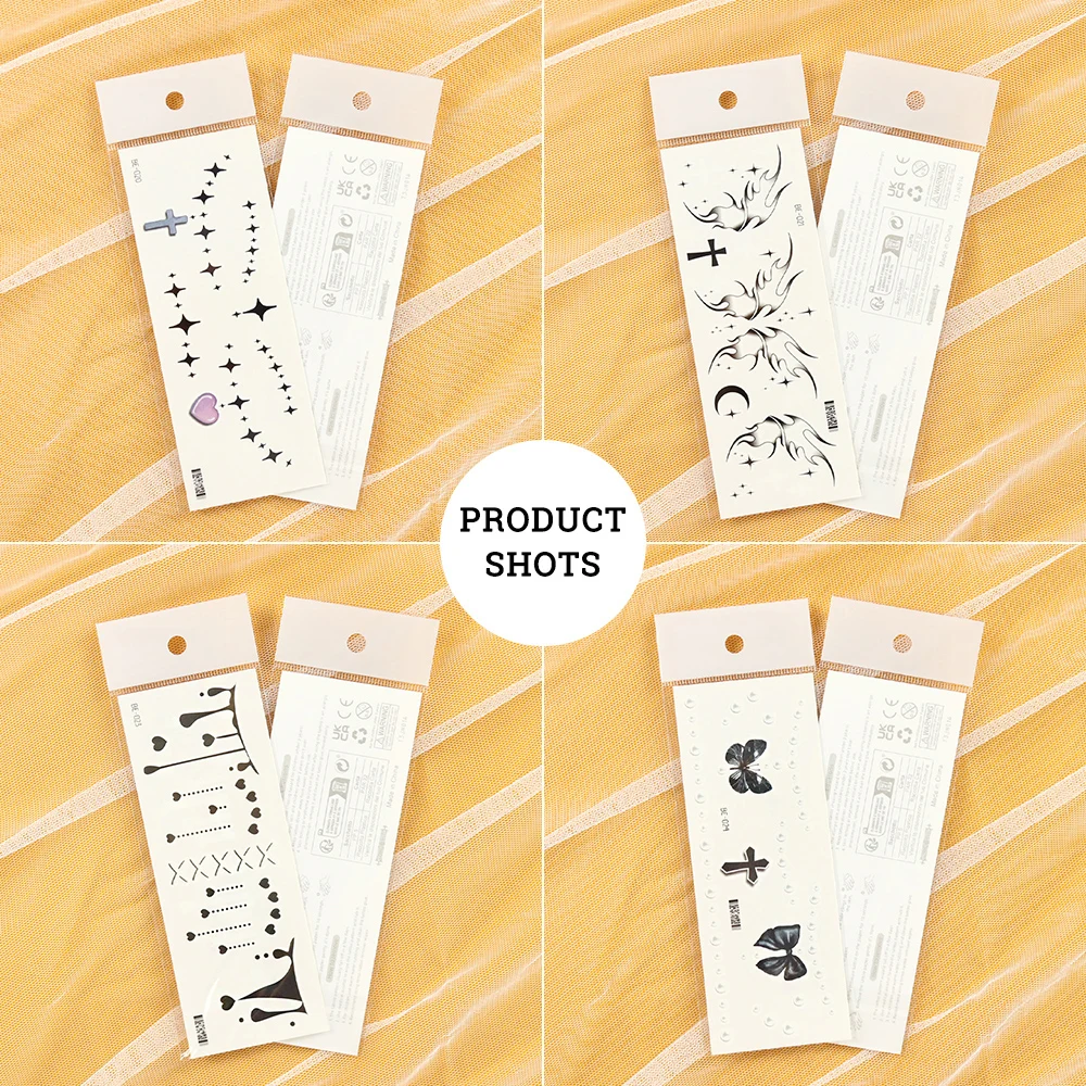 VeeCharm-наклейки для макияжа на Хэллоуин-тематические украшения косплей нашивки