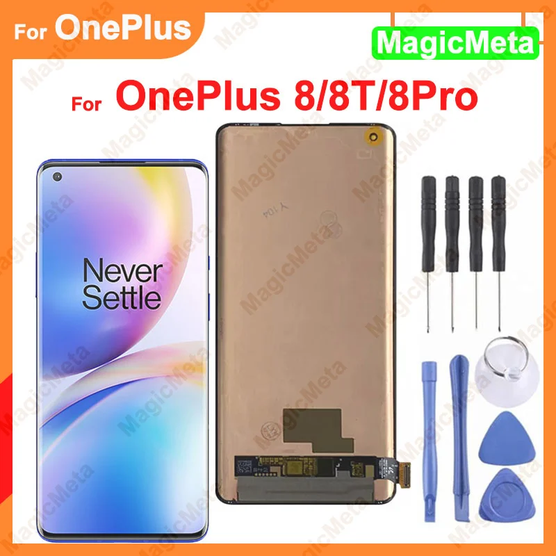 

Original AMOLED For Oneplus 8/8T/8pro LCD Display Touch Screen Digitizer Assembly For Onep lus 8 8T 8Pro Replacement Parts