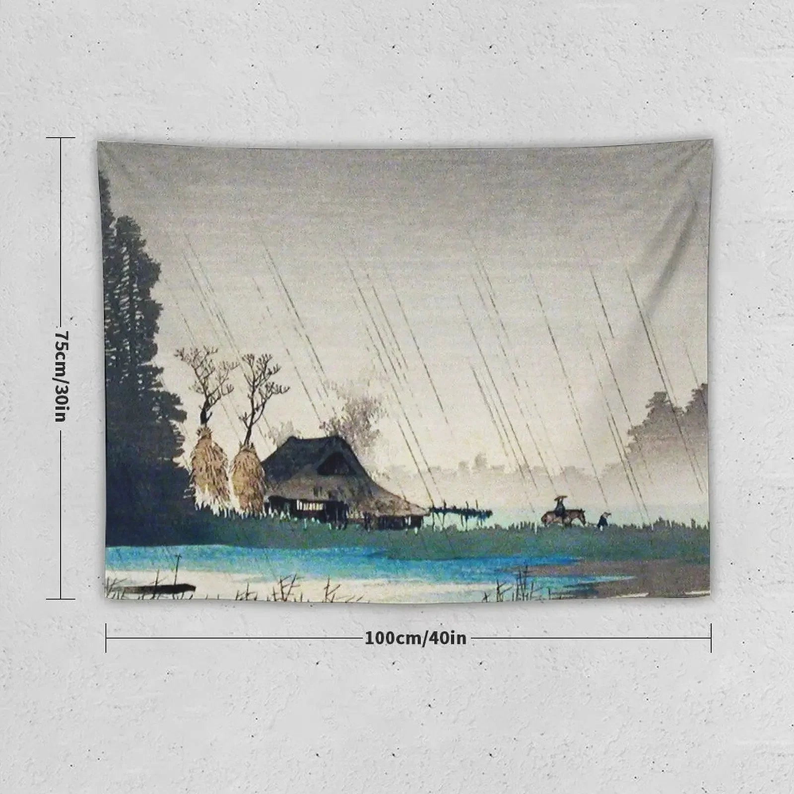 Гобелен &quotДождь на Игусу&quot Хироки Такахаши