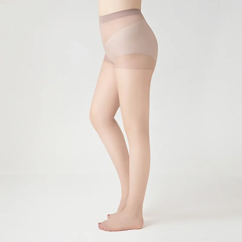 Тонкие женские чулки с защитой от крючков черные шелковые летние без оптовая