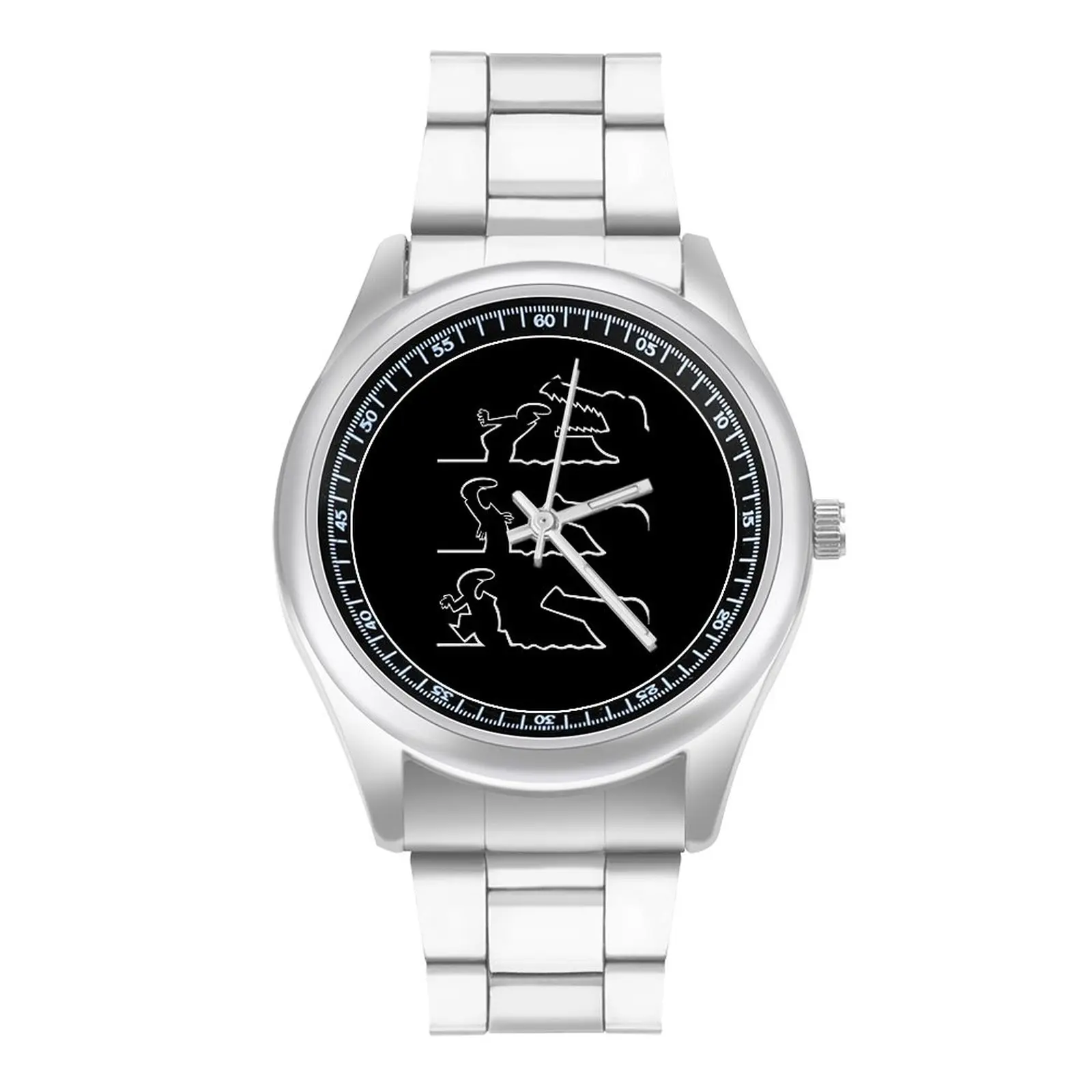 La Linea Crocodile Quartz Watch Tv Program Round Ladies Wrist Design Stainless Outdoor Photo Wristwatch |