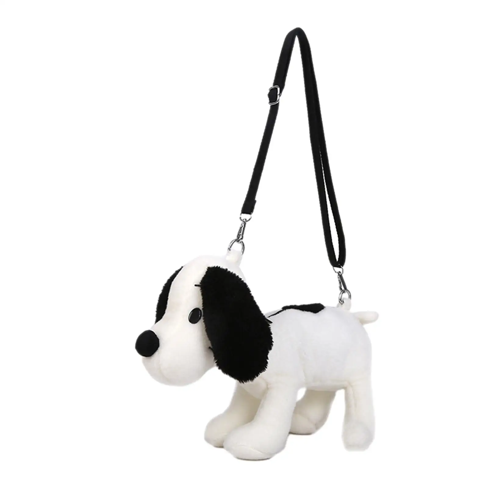 

Dog Crossbody Bag Zipper Cute Wallet Novelty Puppy Bag Casual Handbag Lightweight Plush Bag for Dating Vacation Outdoor Party