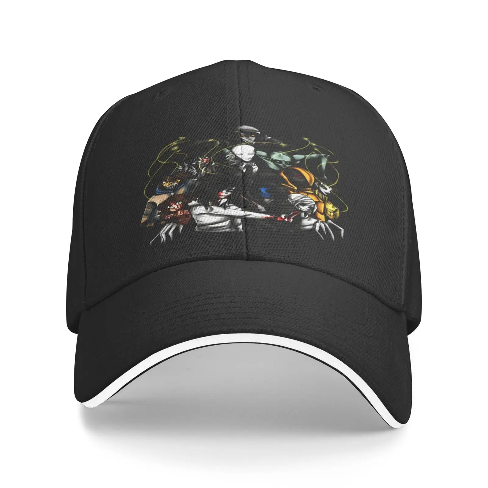 

Creepypasta Horror Scared Decorations Hq Hats For Men Hats Man Cap For Men Hip Hop Hats Streetwear Men Cap Hip Hop Caps Summer
