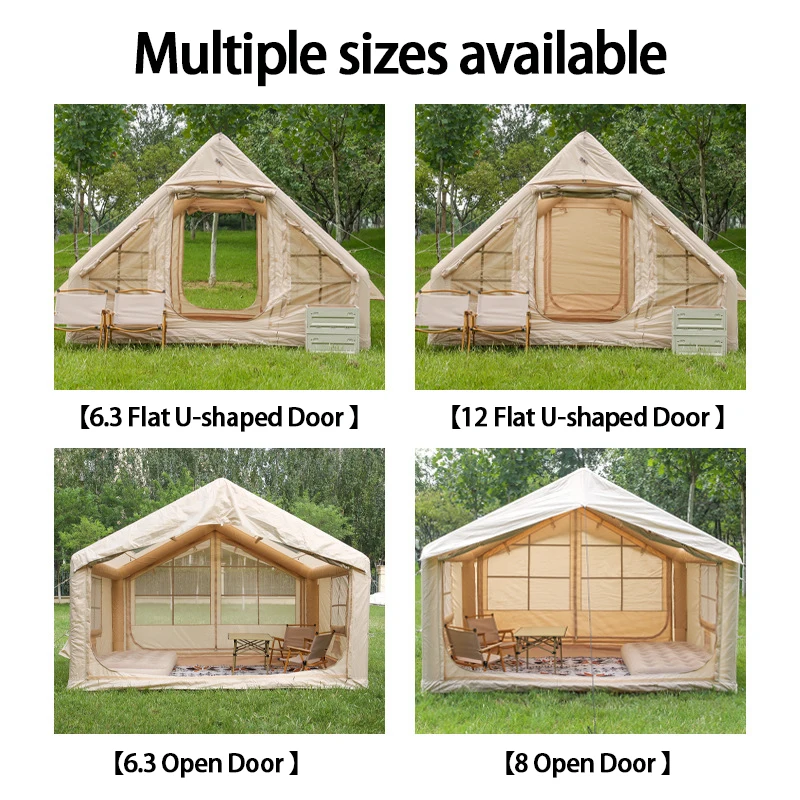 Уличная палатка для кемпинга утолщенная конька на крыше 4-10 человек