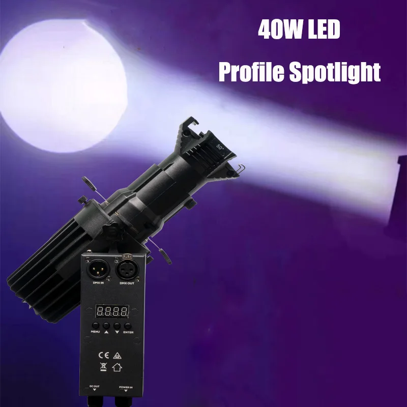 Театр светодиодный эллипсоидный отражатель мини 40 Вт профиль Leko точечный