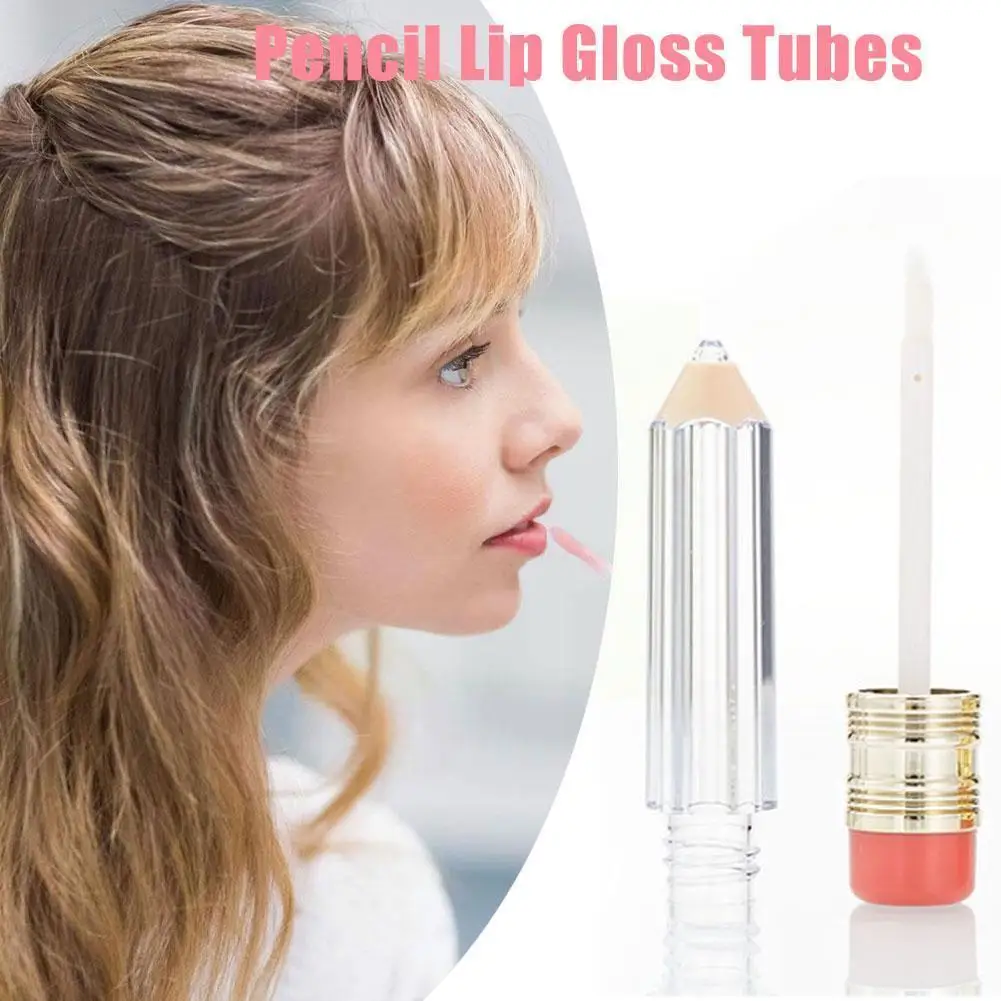 

1 шт., Пустые контейнеры для блеска для губ в форме карандаша