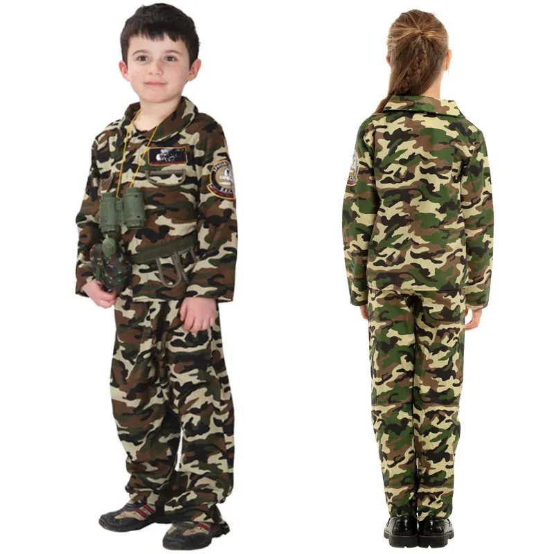 Детский Камуфляжный Костюм Солдата в стиле войск специального назначения Umorden