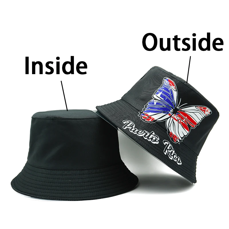 Панама с верхним флагом Пуэрто-Рико национальные флаги бабочки рыбацкие шляпы