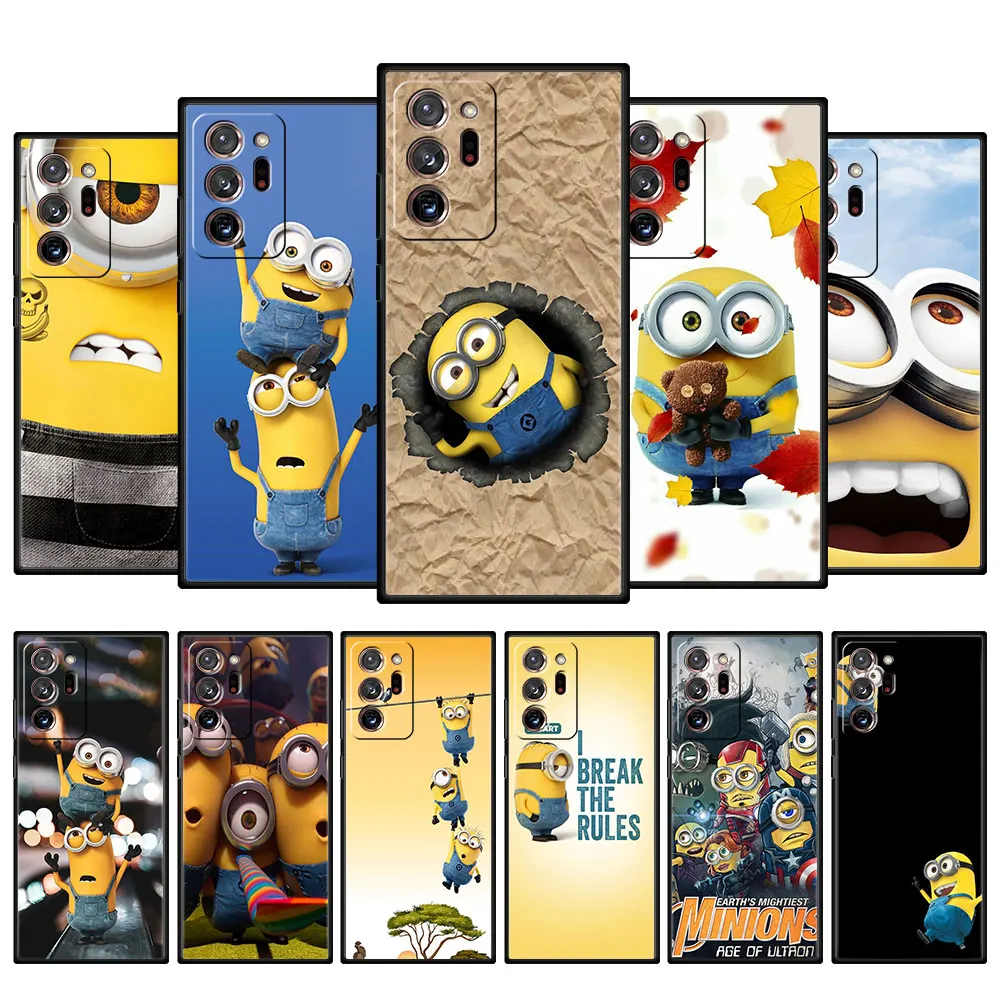 

Cover Case for Samsung Galaxy Note 8 9 10 20 Plus Lite Ultra F12 F22 F23 F41 F42 5G Shell Cell Shockproof Despicable Me Minions