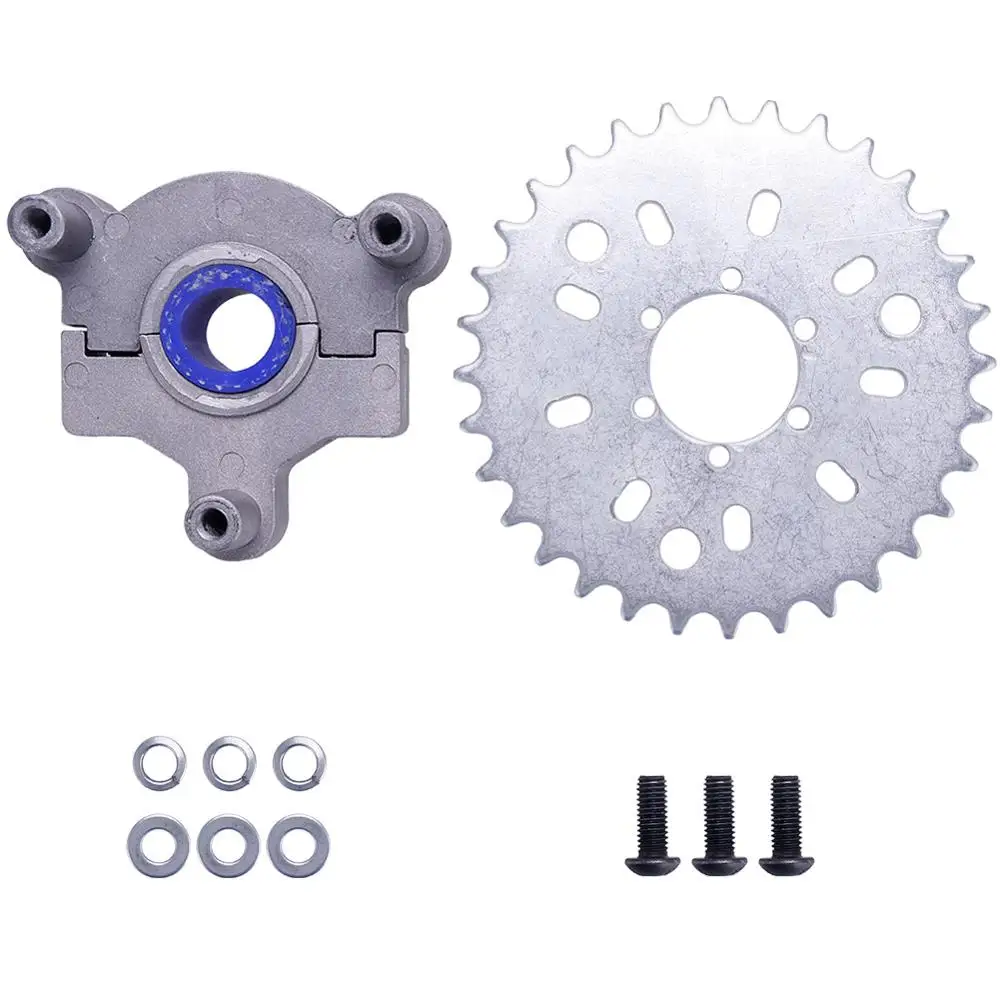 

32T Sprocket Adapter Fit 1.5 inch 1 1/2 inch 415 Chain 49cc 50cc 66cc 80cc 2 Stroke Motorized Bike
