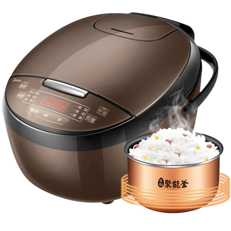 

Multifunction Midea Rice Cooker 4L Household Smart Multi-function Appointment Automatic Non-stick Pan Food Warmer 800W