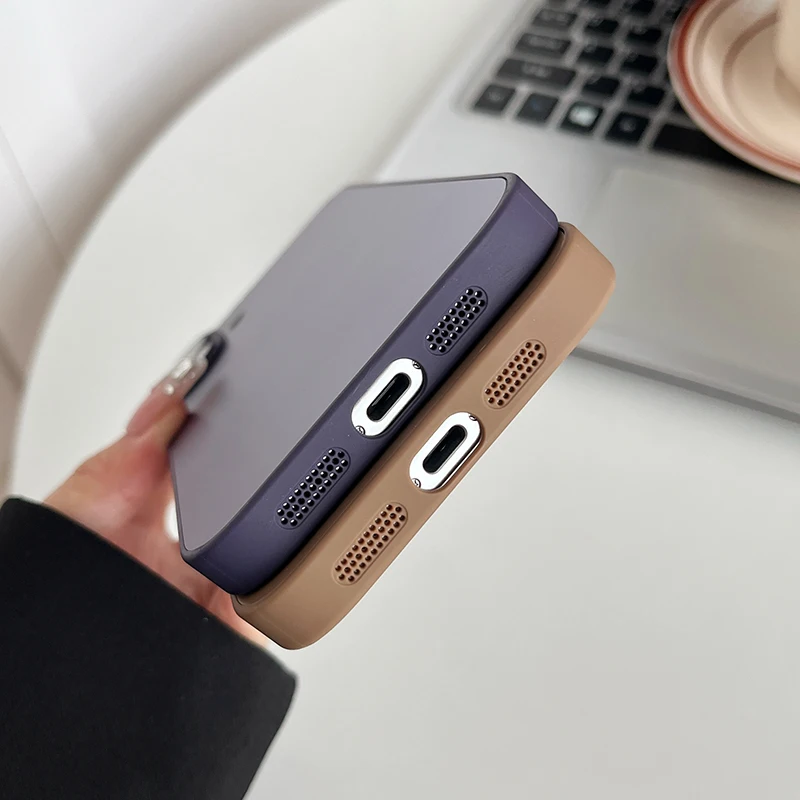 5 шт./поunda mate delgada AG для iPhone11 12 13 14 15 16ProMax Plus Protector de lente vidrio cubierta parachoques chapada