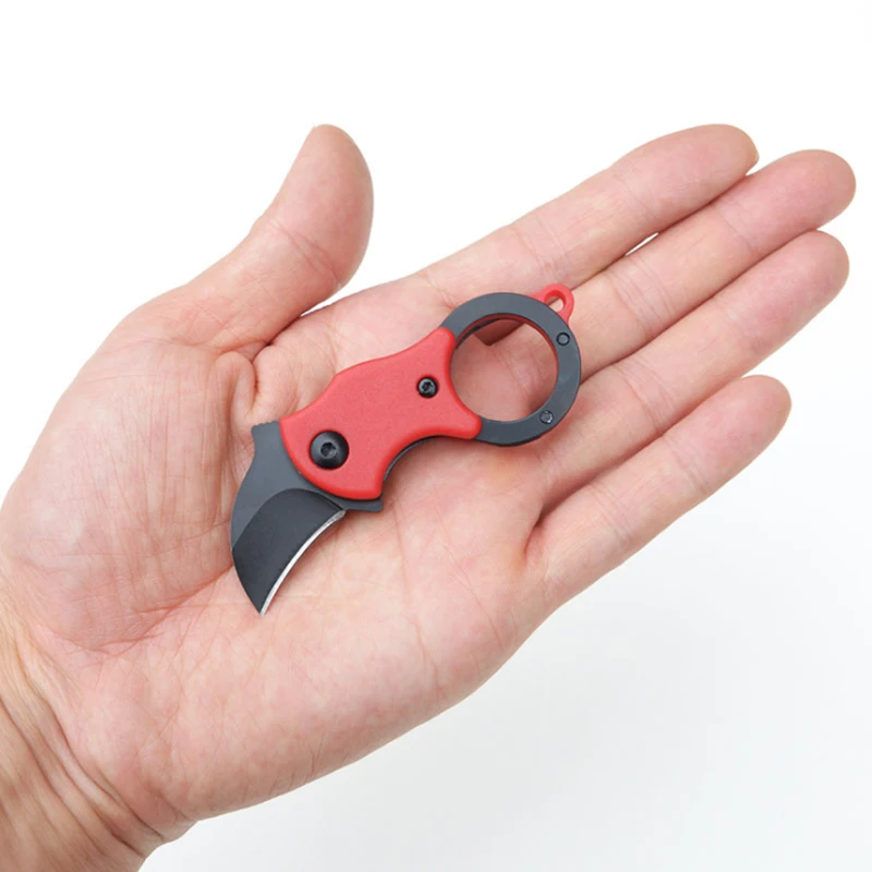 

Mini EDC Hiking Camping Mini Folding Knife Outdoor Survival Portable Stainless Steel Knife Keychain Necklace Knife Outdoor Tool