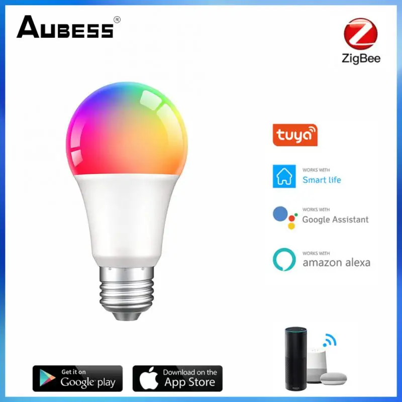 

Смарт-лампа Светодиодная Tuya Zigbee3.0, 12/15/18 Вт, E27