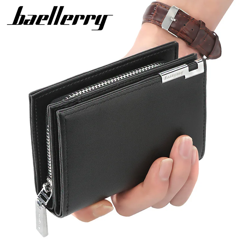 

Men'S Wallet Purse 2022 New Fashion Luxury Designer Small Boy Coin Pouch Male Clutch Genuine Leather Card Holder High Quality
