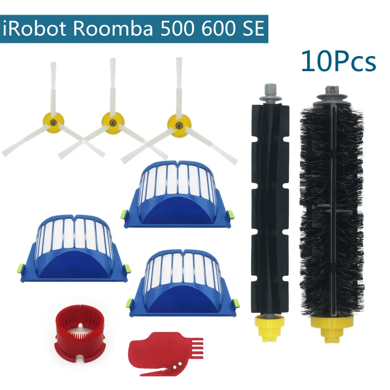 Сменный Набор аксессуаров для пылесоса iRobot Roomba основной фильтр с щеткой 600 серии