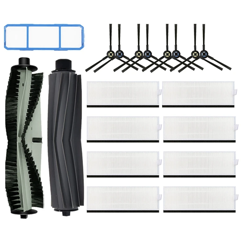 

19Pcs Replacement Parts Cleaning Kit For Ilife A7 / A9S / X785 / X750 / X800 Silvercrest SSR1 Ssra1 Robot Vacuum Cleaner