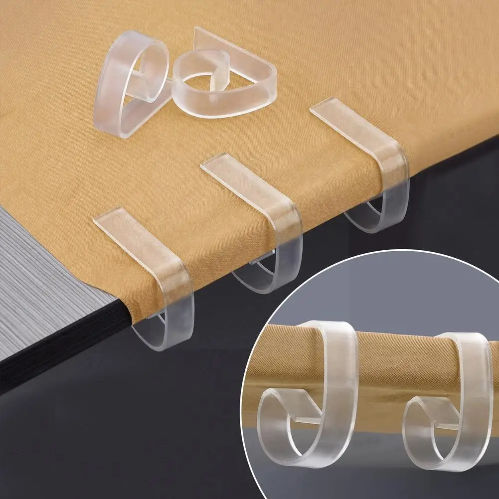 

4pcs/set Abs Tablecloth Clip Tables Picnic Wedding Holder Clamps Party Clips Prom Party Picnic Useful Supplies Cloth Y3e9